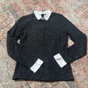 Brooks Brothers Collared Sweatshirt